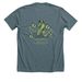 COTA for Isla's Journey, 2nd shirt, a Heather Slate Premium Unisex Tee (back-view)