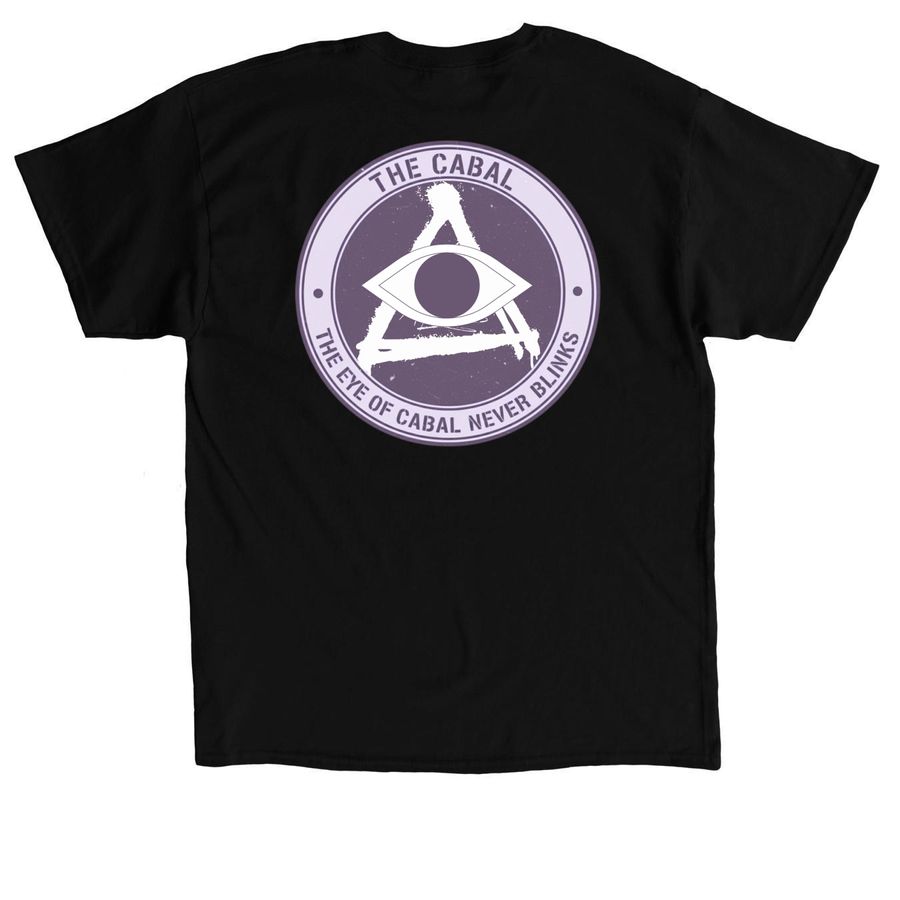 CABAL LGBTQ+ Fundraiser, a Black Classic Unisex Tee (back-view)