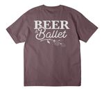 T Shirt, a Purple Storm Unisex Heavyweight Tee (back-view)