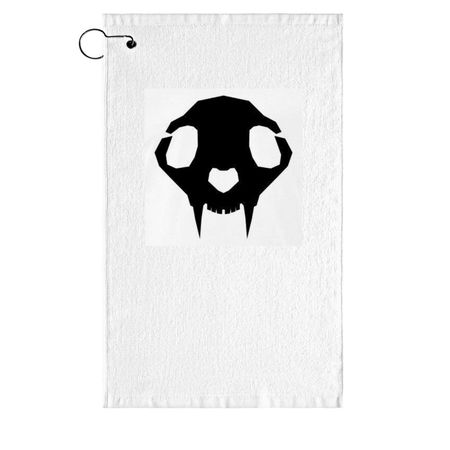 Heart of the snake, a White Golf Towel