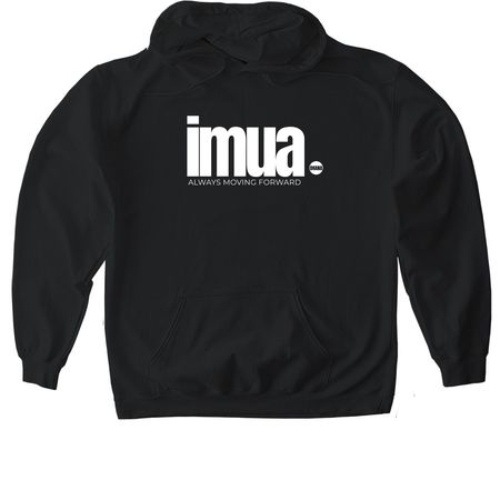 IMUA ORIGINAL-ALWAYS MOVING FORWARD, a Black Gildan Softstyle Pullover Hoodie