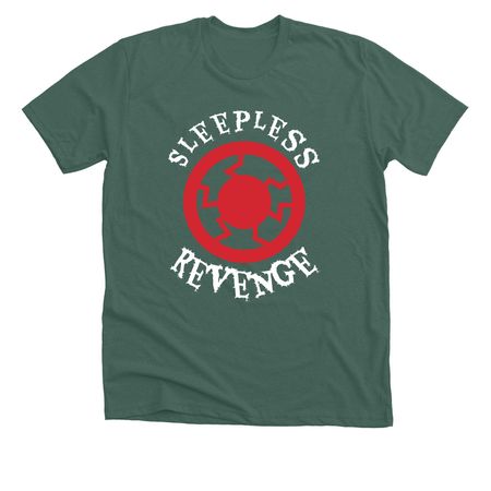 Sleepless&nbsp;, a Heather Forest Premium Unisex Tee