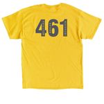 The Yellow Invaders, a Daisy Classic Unisex Tee (back-view)