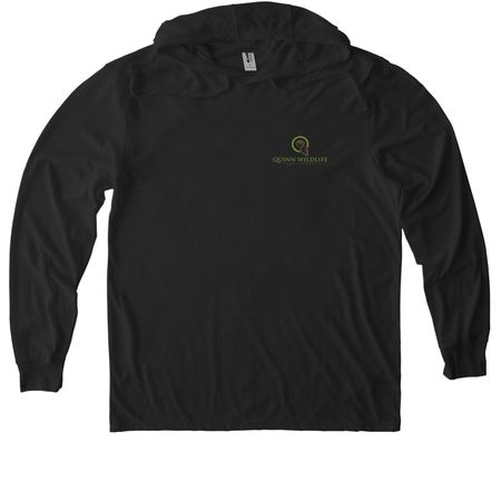 Quinn Wildlife Sanctuary, a Space Black Allmade Eco Triblend Hoodie Tee