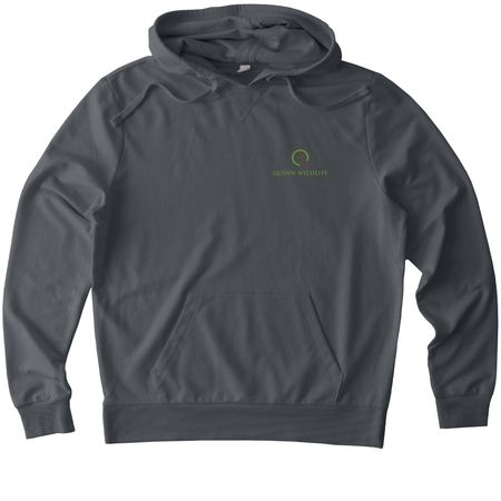Quinn Wildlife Sanctuary, a Terrain Grey Allmade Organic French Terry Pullover Hoodie