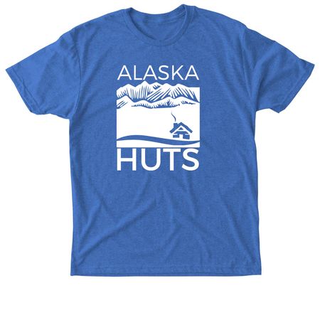 Alaska Huts Shirts, a Vintage Royal Triblend Unisex Tee