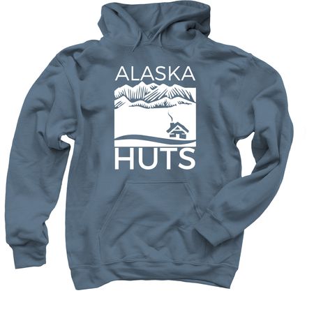 Alaska Huts Shirts, a Indigo Pullover Hoodie