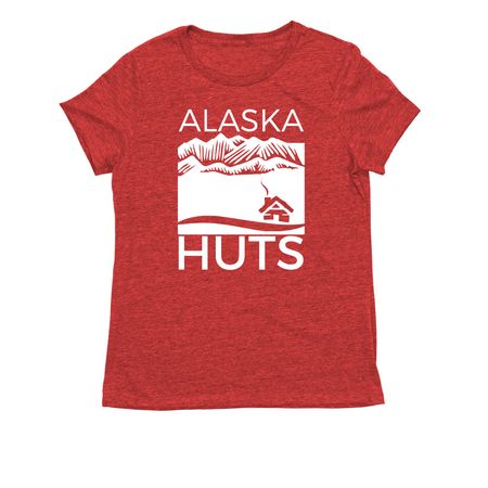 Alaska Huts Shirts, a Rise Up Red Allmade Eco Triblend Women?s Tee