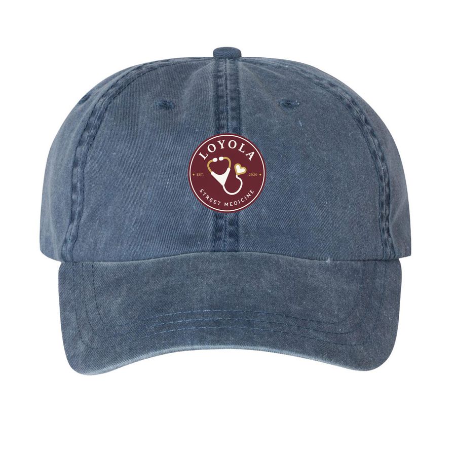 Wear the Mission - Caps, a Navy Printed Pigment Dye Baseball Cap