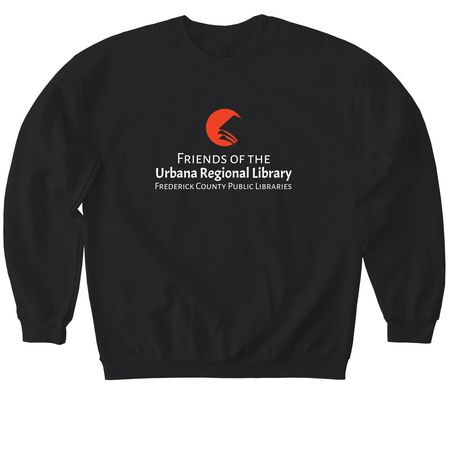Friends of the Urbana Regional Library (FURL), a Black Softstyle Crewneck Sweatshirt