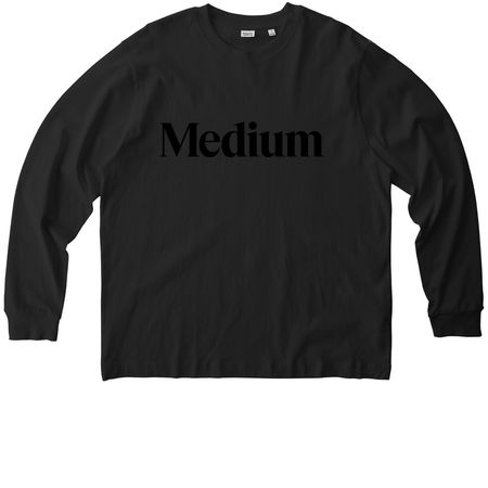 Dark Mode, a Black Stanley/Stella Unisex Freestyler Heavyweight Long Sleeve Tee