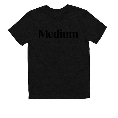 Dark Mode, a Deep Black Allmade Youth Eco Triblend Tee
