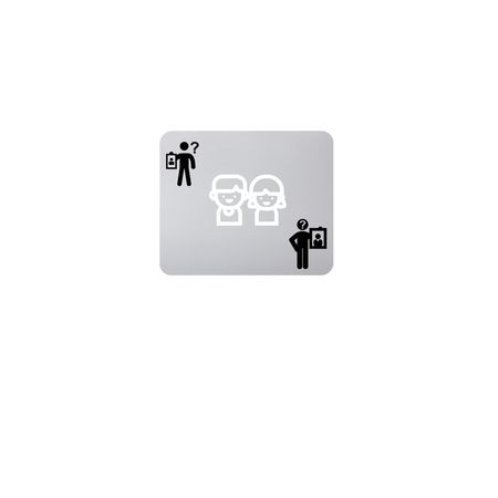 National Center for Missing & Exploited Child, a White Full Color Mouse Pad