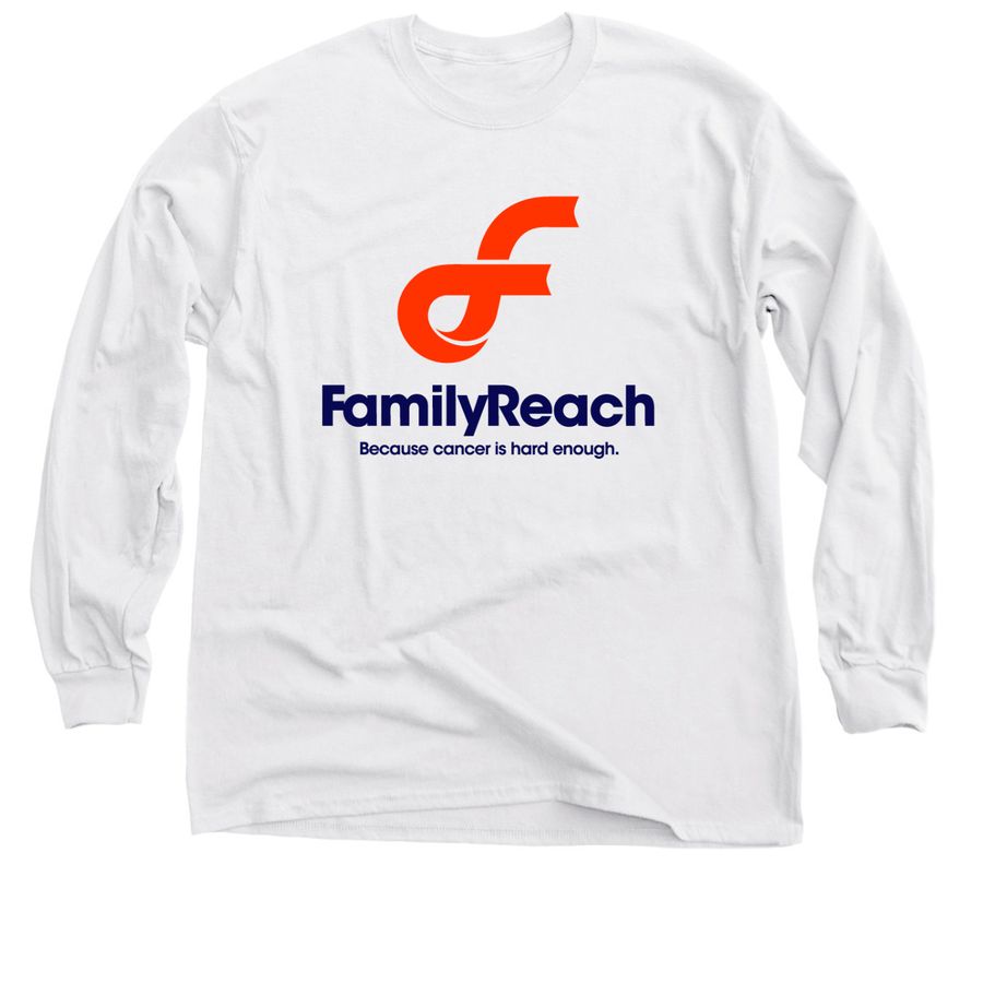 Family Reach 30th Anniversary Campaign, a White Classic Long Sleeve Tee