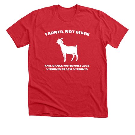 Riley?s Road to Nationals&nbsp;, a Heather Red Premium Unisex Tee