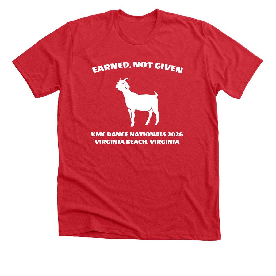 Riley?s Road to Nationals&nbsp;, a Heather Red Premium Unisex Tee