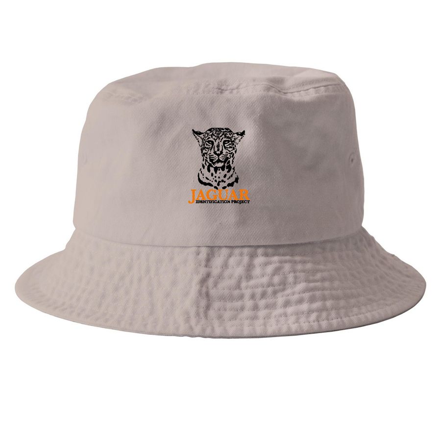 JIP Logo Hat, a Khaki Printed Bucket Hat