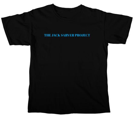 THE JACK SARVER PROJECT, a Black Comfort Colors Unisex Tee