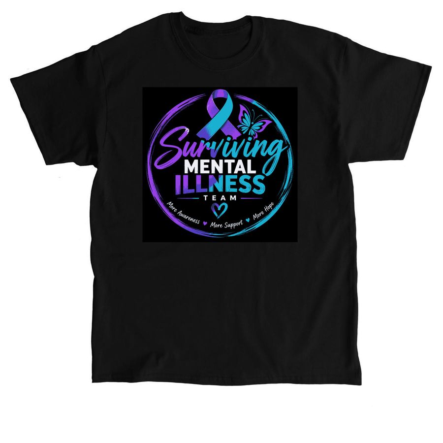 Surviving Mental Illness&nbsp;, a Black Classic Unisex Tee