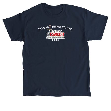 This is my Ren Faire Costume, a Navy Classic Unisex Tee