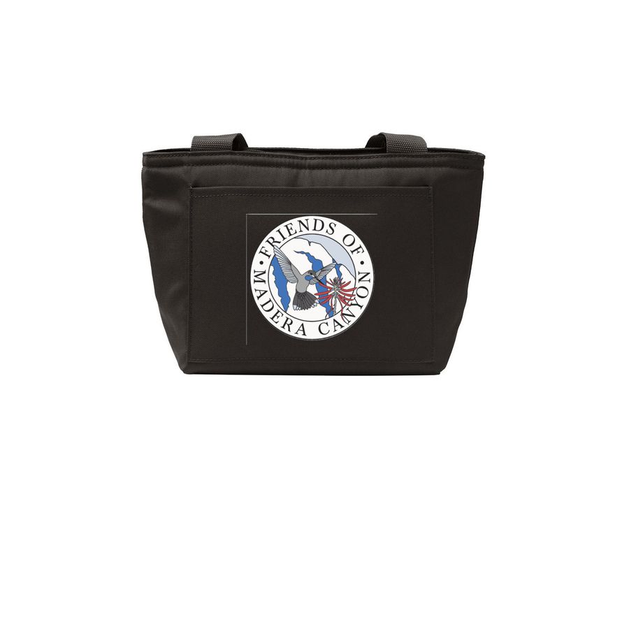 Friends of Madera Canyon, a Deep Black Insulated Lunch Tote