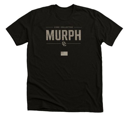 MURPH, a Black Heather Premium Unisex Tee