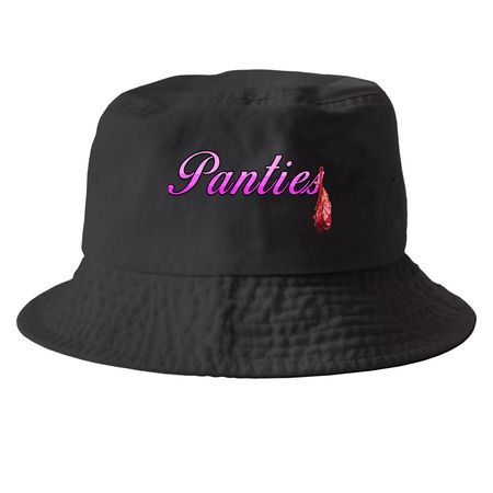 RCLF, a Black Printed Bucket Hat