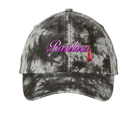 RCLF, a Black Printed Tie Dye Baseball Hat