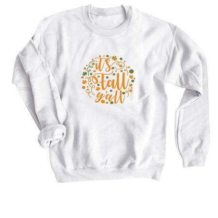 Seasonal Fun, a White Crewneck Sweatshirt