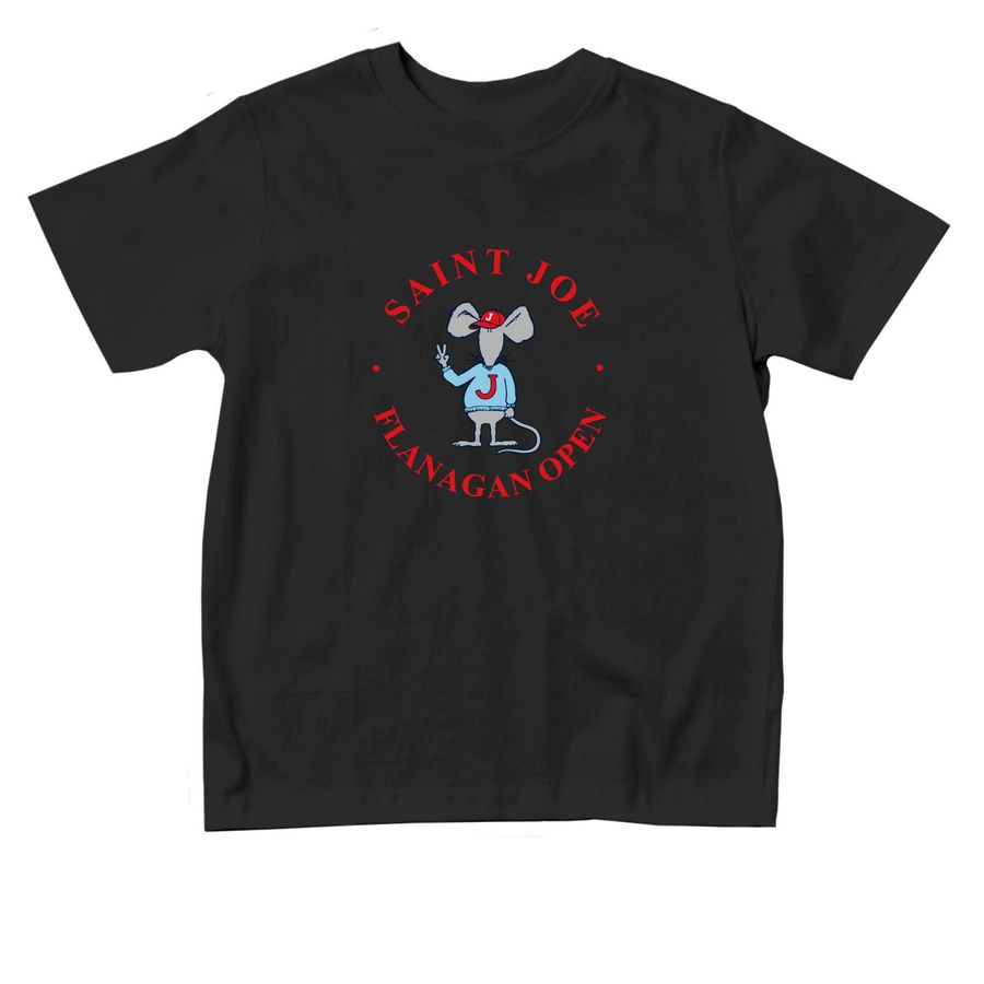 Saint Joe Flanagan Open - Toddler Apparel, a Black Toddler Tee