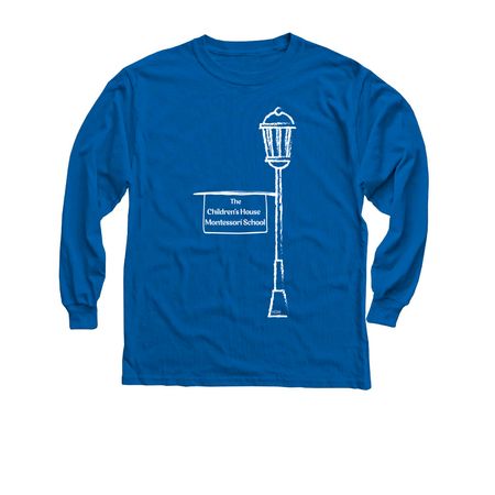 Youth & Adult Lamppost School Shirt&nbsp;, a Royal Youth Long Sleeve Tee