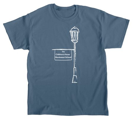 Youth & Adult Lamppost School Shirt&nbsp;, a Indigo Blue Classic Unisex Tee