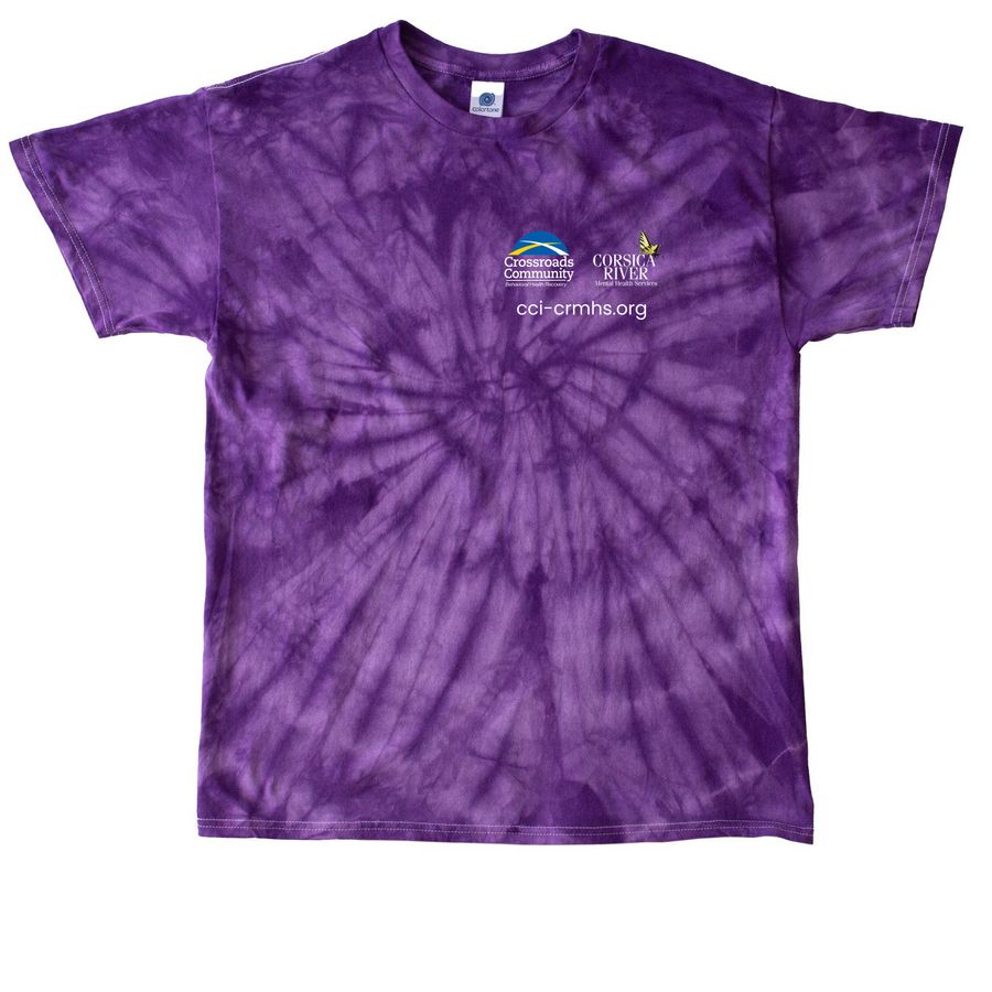 Tie Dye Collection, a Purple Classic Tie Dye Tee