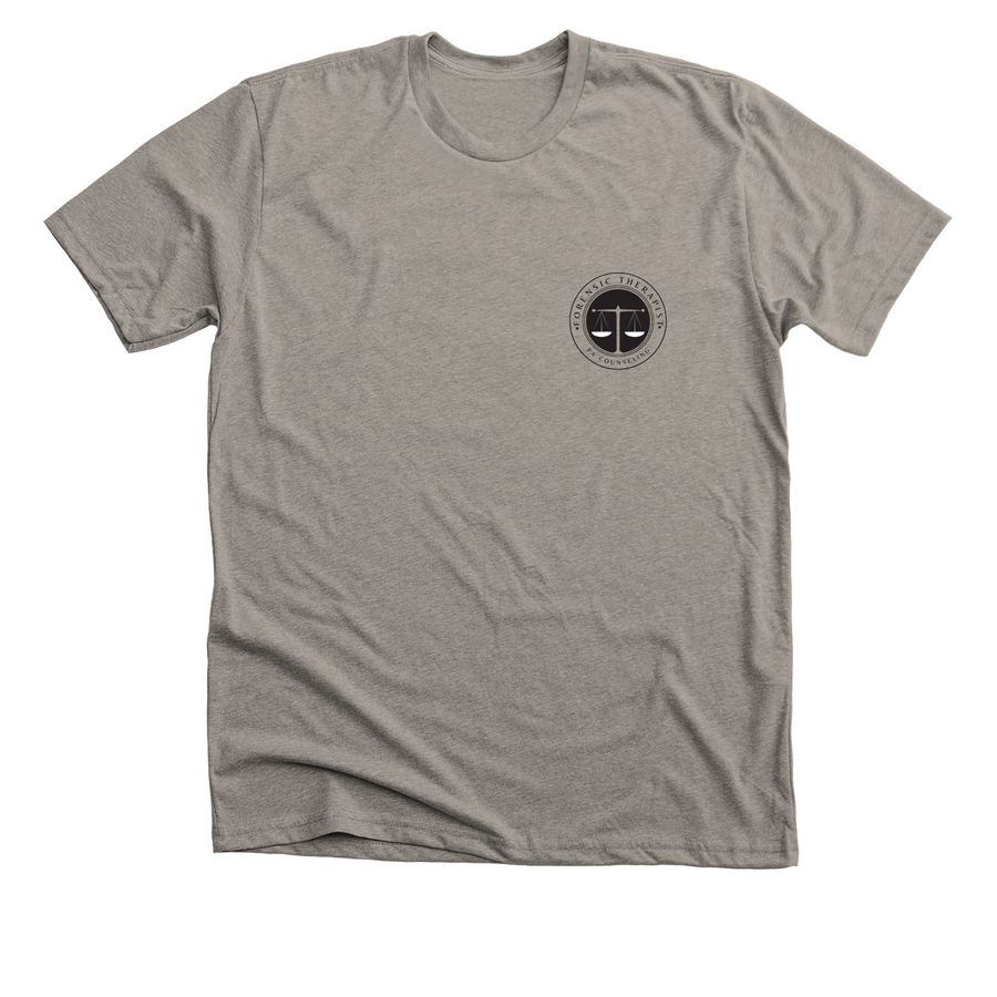 Forensic Therapists, a Heather Stone Premium Unisex Tee