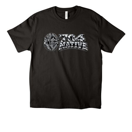 704 Native ? Statesville Edition, a Black Unisex Heavyweight Tee