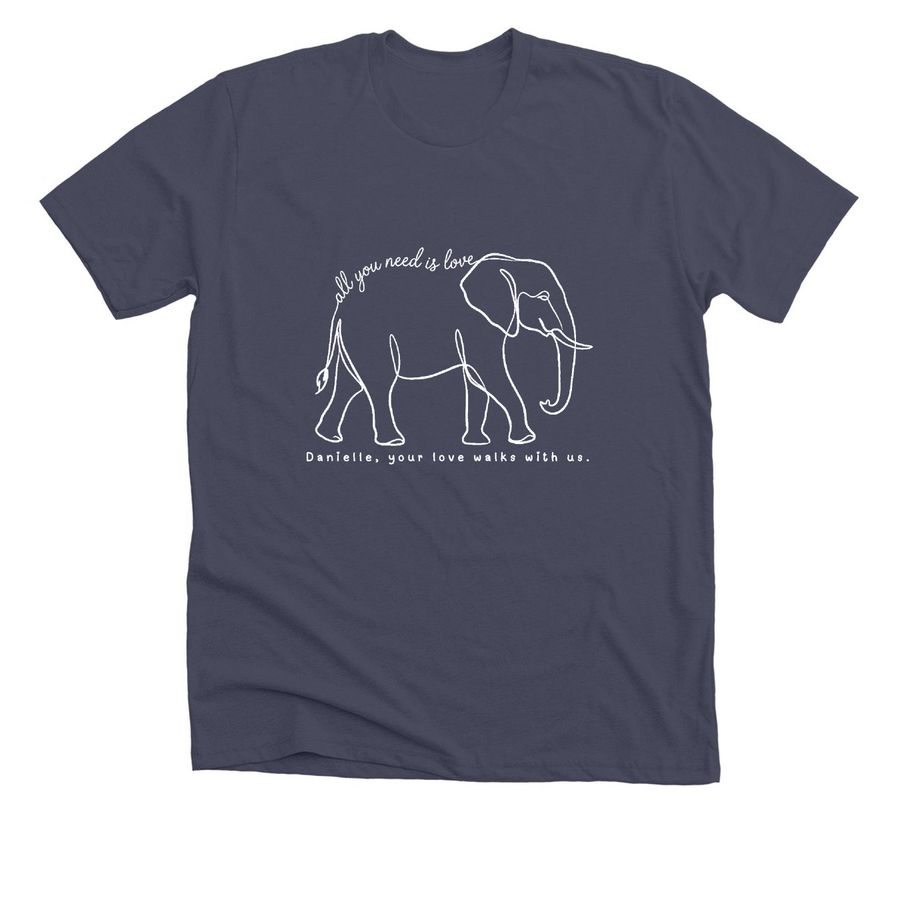 BCCTWB44, a Heather Midnight Navy Premium Unisex Tee