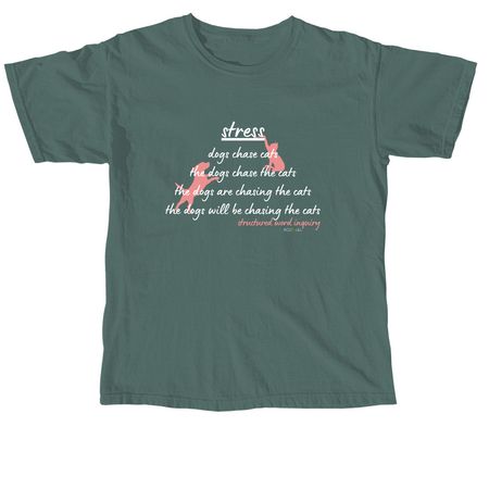 Stress is Real - Updated, a Blue Spruce Comfort Colors Unisex Tee