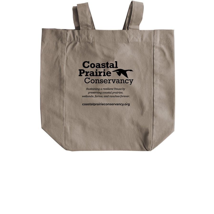 Limited Edition: Flycatchers Tote Bag, a Pumice Recycled Cotton Tote Bag (back-view)