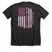 #KrystalStrong?, a Dark Grey Heather Premium Unisex Tee (back-view)