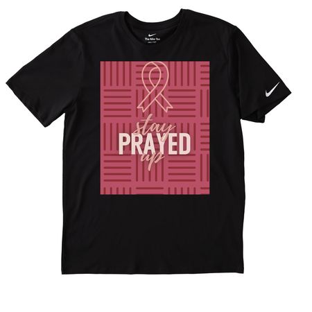 PRAYER WARRIORS&nbsp;, a Black Nike Dri-FIT Jersey Blend Performance Tee