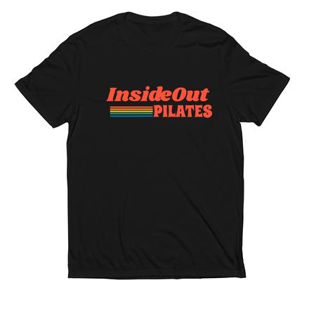InsideOut Rainbow&nbsp;, a Deep Black Allmade Eco Triblend Unisex Tee
