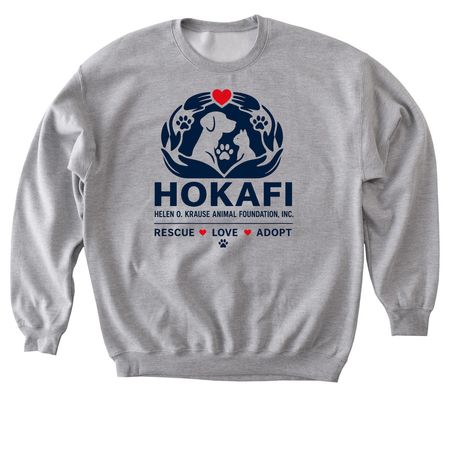 HOKAFI GEAR, a Sport Grey Softstyle Crewneck Sweatshirt