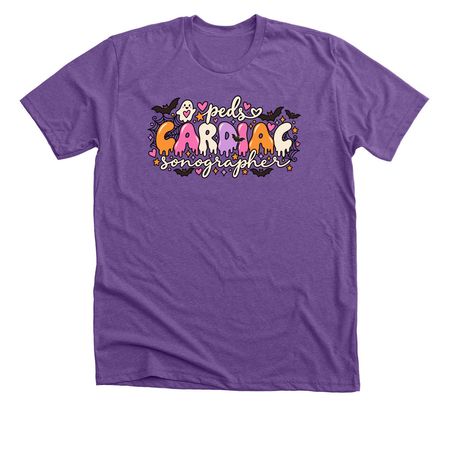 Sonographer Halloween, a Heather Team Purple Premium Unisex Tee