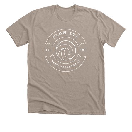 Flow STG Essentials, a Heather Stone Premium Unisex Tee