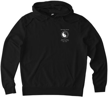 45th Anniversary Crest - sweatshirts, a Deep Black Allmade Organic French Terry Pullover Hoodie