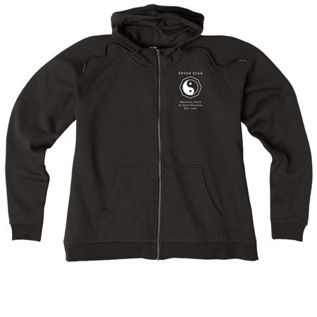 45th Anniversary Crest - sweatshirts, a Deep Black Allmade Women?s Organic CVC Zip-Up Hoodie