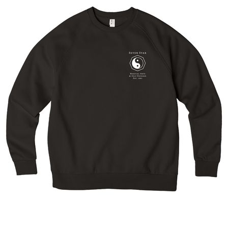 45th Anniversary Crest - sweatshirts, a Deep Black Allmade Organic CVC Crewneck Sweatshirt