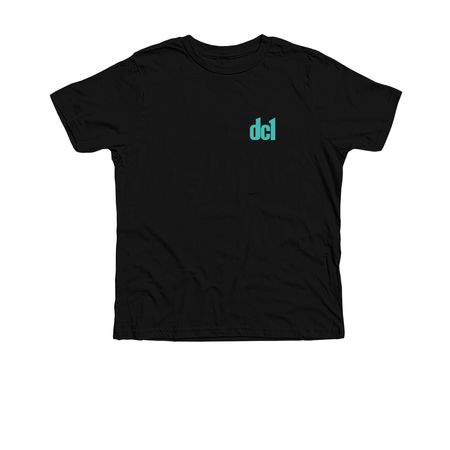 dc1 comp shirts, a Solid Black Blend Premium Youth Tee