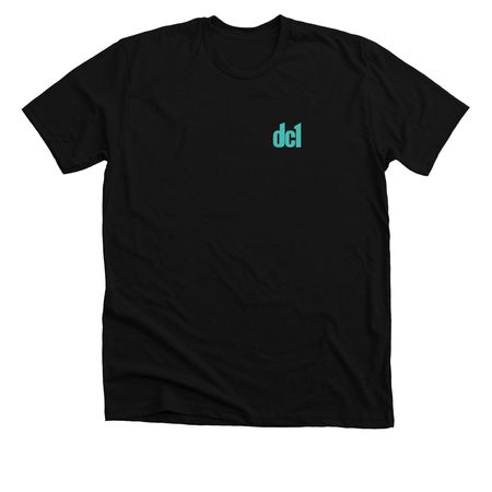dc1 comp shirts, a Solid Black Blend Premium Unisex Tee
