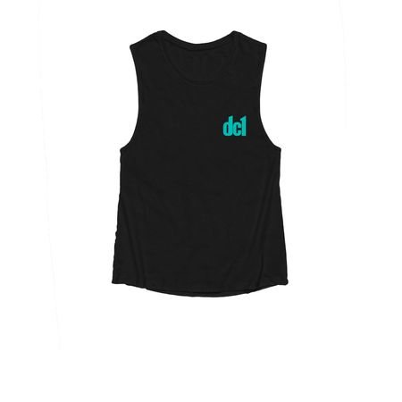 dc1 comp shirts, a Black Women's Muscle Tank